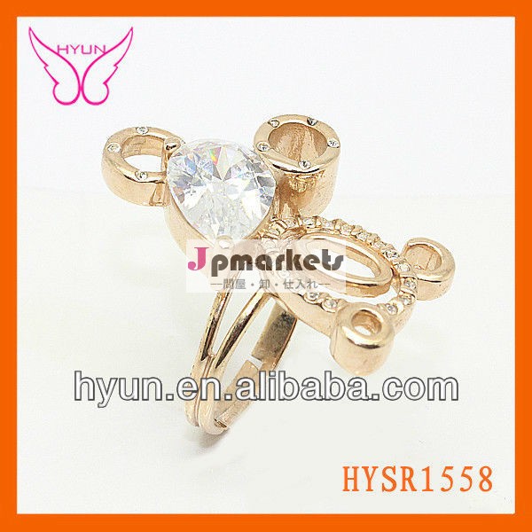 ジルコン石ローズゴールドシグネットrings|womenrings|roseファンシーゴールドダイヤモンドリング卸売問屋・仕入れ・卸・卸売り