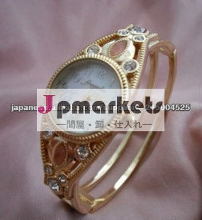 レディース腕時計ブレスレット時計合金ケース日本ムーブラインストーン飾り問屋・仕入れ・卸・卸売り
