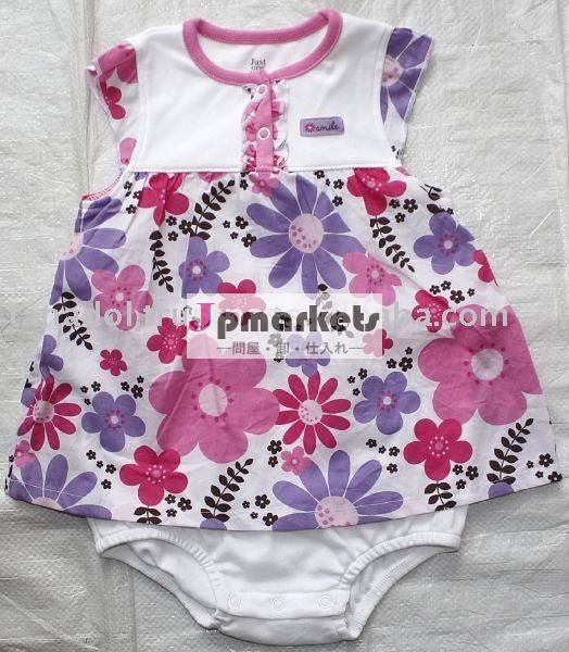 販売法の女の赤ちゃんのbodysuit -短いslv、子供の衣類、子供は衣服を身に着けていたり、からかう問屋・仕入れ・卸・卸売り