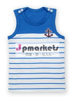 子供100%cottonは動物の夏のかわいいtanktopを印刷した問屋・仕入れ・卸・卸売り