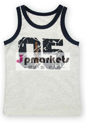 子供100%cottonは夏のスポーツのtanktopを印刷した問屋・仕入れ・卸・卸売り