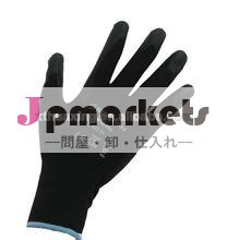 安い安全作業手袋ニトリルコーティングされた、 ニトリルラテックスコーティングされたポリエステルpvc点線/nylon/綿とニットの手袋pu問屋・仕入れ・卸・卸売り