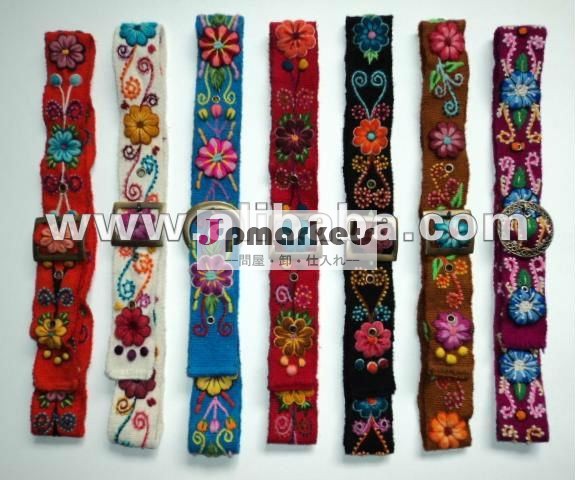 手作りの刺繍ウールベルト問屋・仕入れ・卸・卸売り