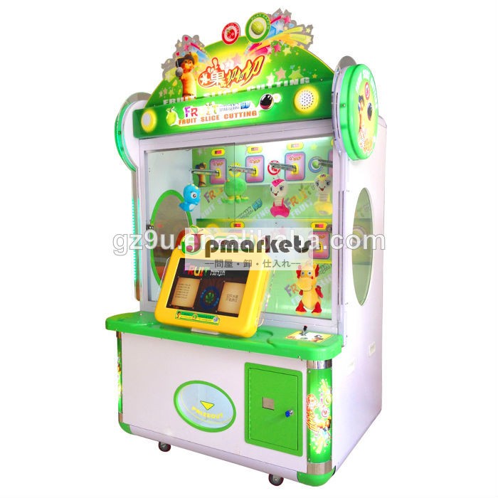 19インチのタッチスクリーンをスライスフルーツゲーセン景品クレーン機問屋・仕入れ・卸・卸売り
