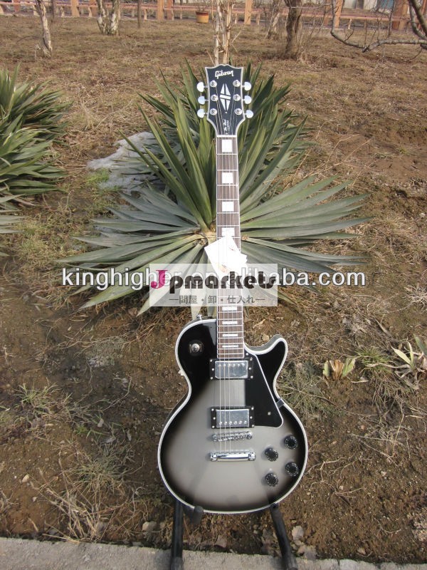 Lpスタイルのカスタムギター黒にサンバーストeletriccst009/khg-cst009問屋・仕入れ・卸・卸売り