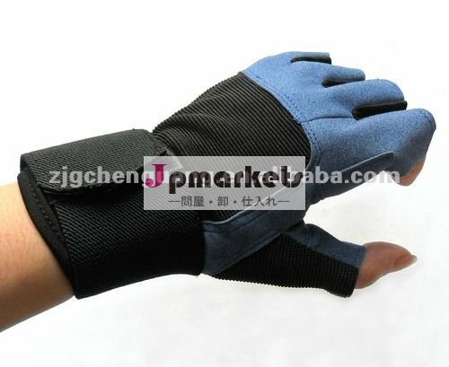 最新ボディービルジムフィットネス運動トレーニング革の重量挙げの手袋問屋・仕入れ・卸・卸売り