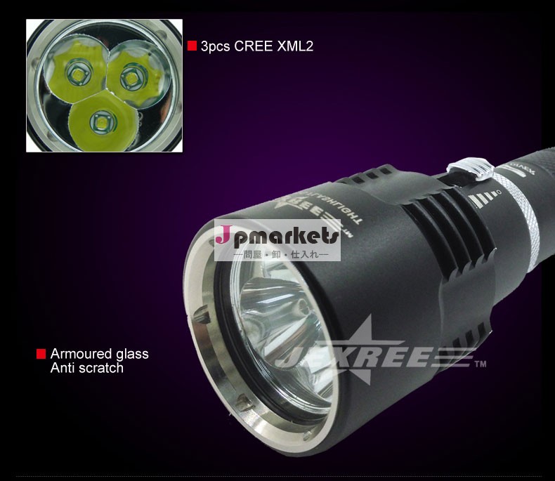 水中100メータ3xcreexm-l2t6プロのダイビング懐中電灯問屋・仕入れ・卸・卸売り