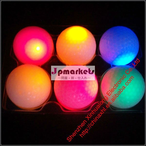 Ledゴルフボール/nightの光ゴルフball/ゴルファーのための昇進のギフト問屋・仕入れ・卸・卸売り
