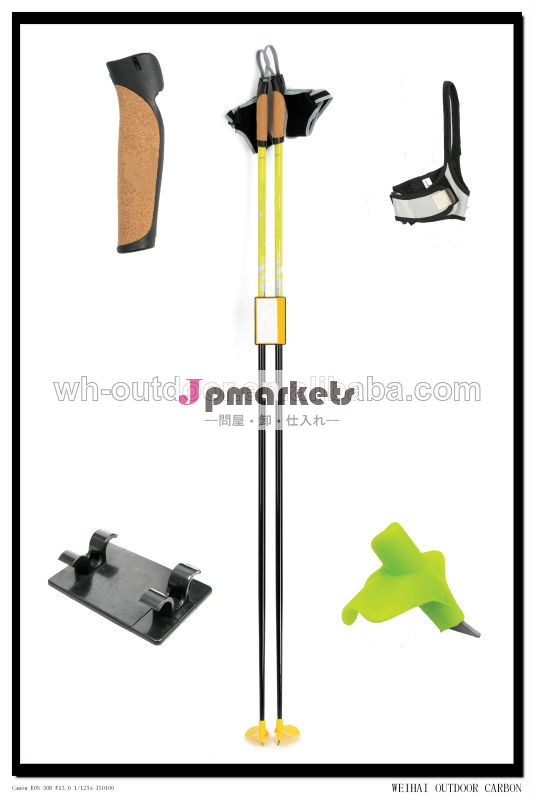 下り坂biathlon硬め、 高山、 加熱されたクロスカントリースキーポールアルミ問屋・仕入れ・卸・卸売り