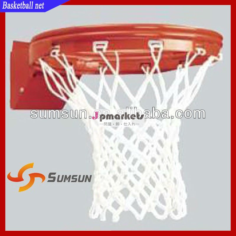 高品質のバスケットボールnet/編んだ白いバスケットボール純問屋・仕入れ・卸・卸売り