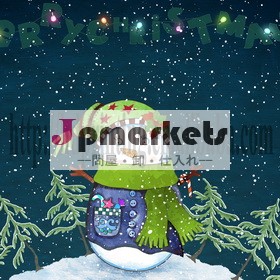 クリスマスシリーズのサンタクロースの油絵ズックが描かれていた問屋・仕入れ・卸・卸売り