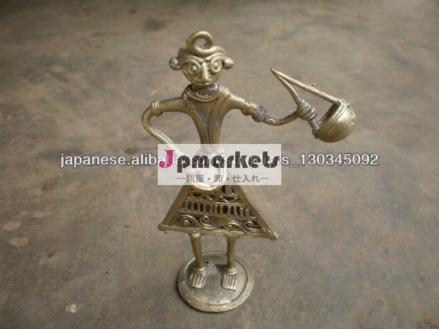 brass hand crafted handicraft horse pair oldest art called dhokra問屋・仕入れ・卸・卸売り