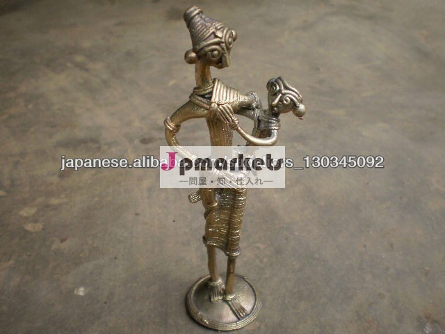 brass hand crafted handicraft tribal figure oldest art called dhokra問屋・仕入れ・卸・卸売り