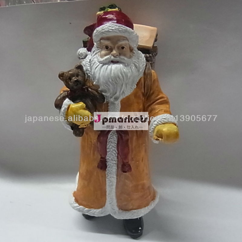 洗練された卸売ポリレジンサンタクリスマスツリーの飾り問屋・仕入れ・卸・卸売り