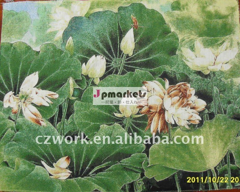 刺繍が付いている壁の油絵のためのキャンバスの芸術は設計する問屋・仕入れ・卸・卸売り