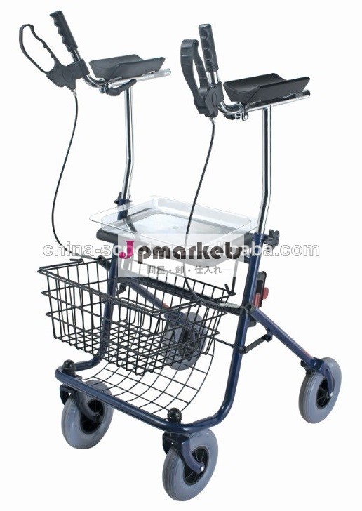 スチール折り畳み式前腕ウォーカー歩行器ローリング歩行器問屋・仕入れ・卸・卸売り