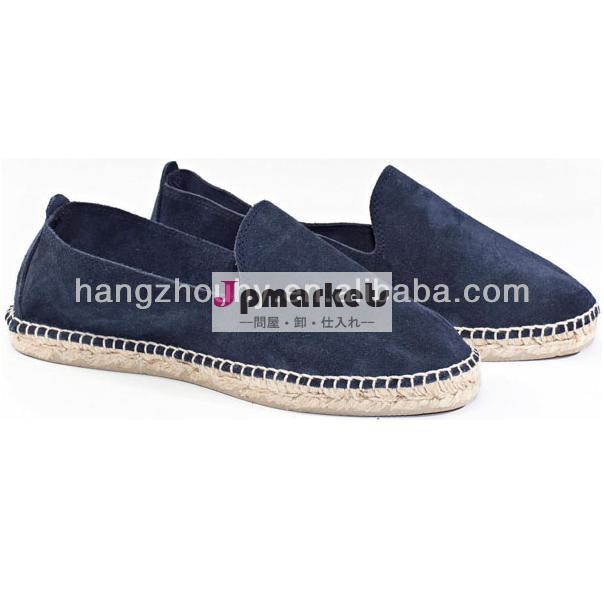 新しい2014年ジュートサンダル靴の人の工場中国製問屋・仕入れ・卸・卸売り