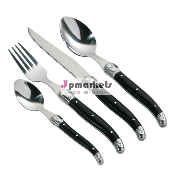 フランスカトラリー24個カトラリーセットラギオールステーキナイフセット食器6人用の設定問屋・仕入れ・卸・卸売り