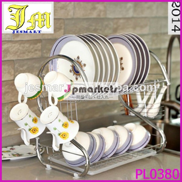 Kitchen Dish Cup Drying Rack Drainer Dryer Tray Cutlery Holder Organizer Tools High Quality問屋・仕入れ・卸・卸売り
