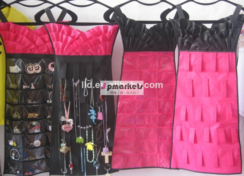 ドレスが掛けられジュエリーオーガナイザー/dressデザインジュエリー袋をぶら下げ問屋・仕入れ・卸・卸売り