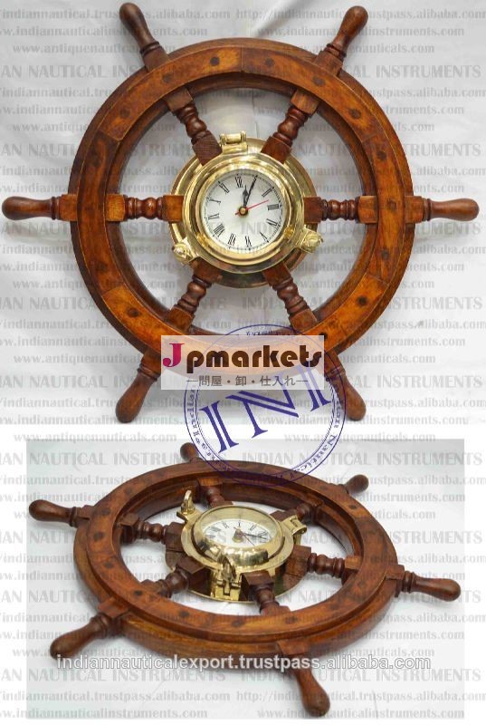 shipwheel舷窓クロック、 航海舷窓クロック、 販売のための舷窓クロック問屋・仕入れ・卸・卸売り