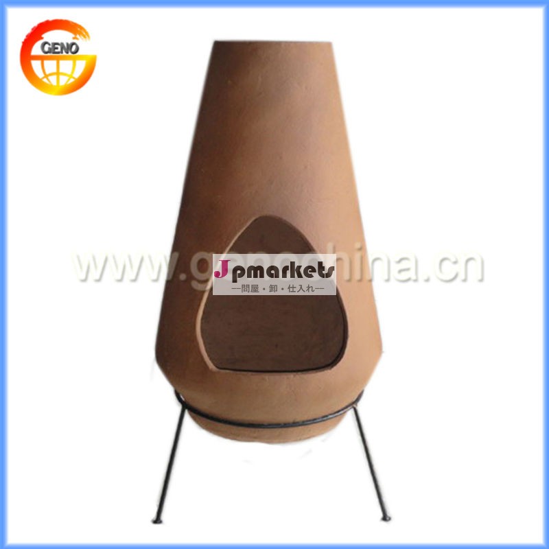 chiminea屋外木材2014年焼成粘土庭の装飾のための問屋・仕入れ・卸・卸売り