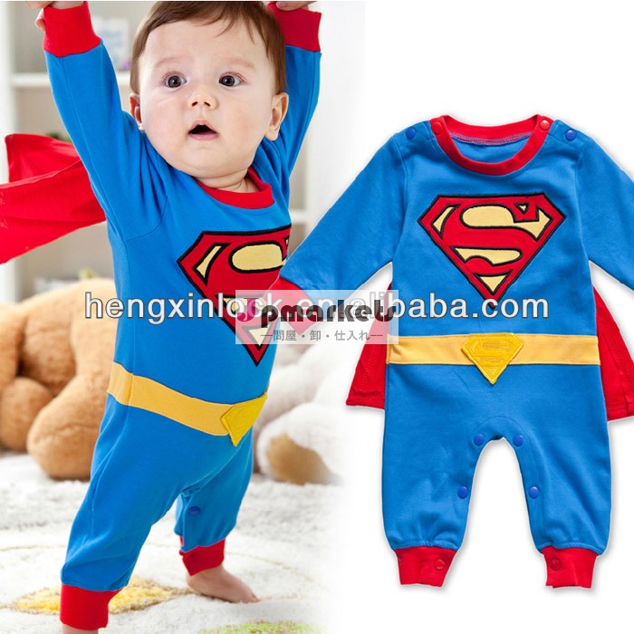 熱い販売の! 夏の赤ちゃんスーパーマン人格0- 2歳ベビー服美しいワンピースジャンプスーツ赤ん坊の衣類問屋・仕入れ・卸・卸売り