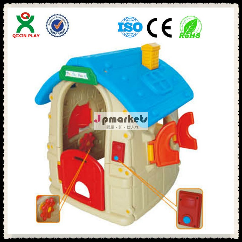 ポータブル2014年hotsaleの子供のプラスチック劇場/子供劇場/屋内屋外の子供プラスチックプレイハウスqx-158b販売のための問屋・仕入れ・卸・卸売り