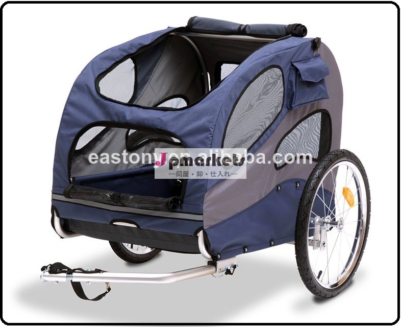 折り畳み式自転車ペットトレーラー、 大型のペットに適してい最大110ポンド問屋・仕入れ・卸・卸売り