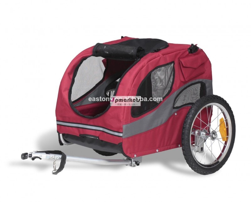 折り畳み式自転車ペットトレーラー、 媒体、 防水床板を持つ600dポリエステル問屋・仕入れ・卸・卸売り