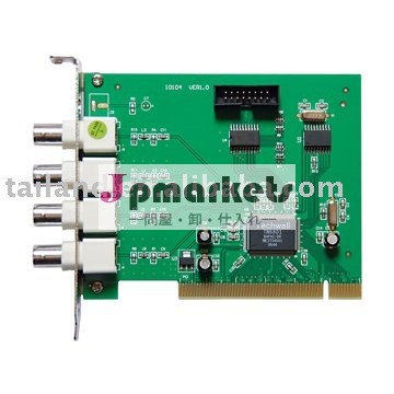 4ch H.264 60fps NTSC 50FPS PALネットワークPCIのタイプDVRカード問屋・仕入れ・卸・卸売り