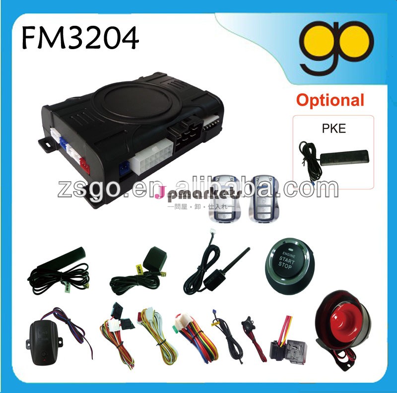 ユニバーサルgsm/gps双方向カーアラームシステムエンジン始動時、--- fm3204問屋・仕入れ・卸・卸売り