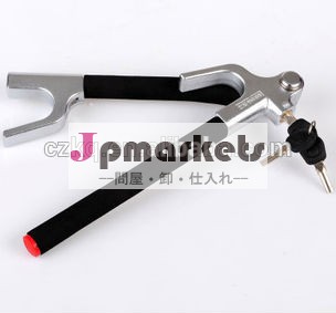 新しい車のステアリングホイールロック2014年/折りたたみ式ステンレス鋼反- 盗難車のロック問屋・仕入れ・卸・卸売り