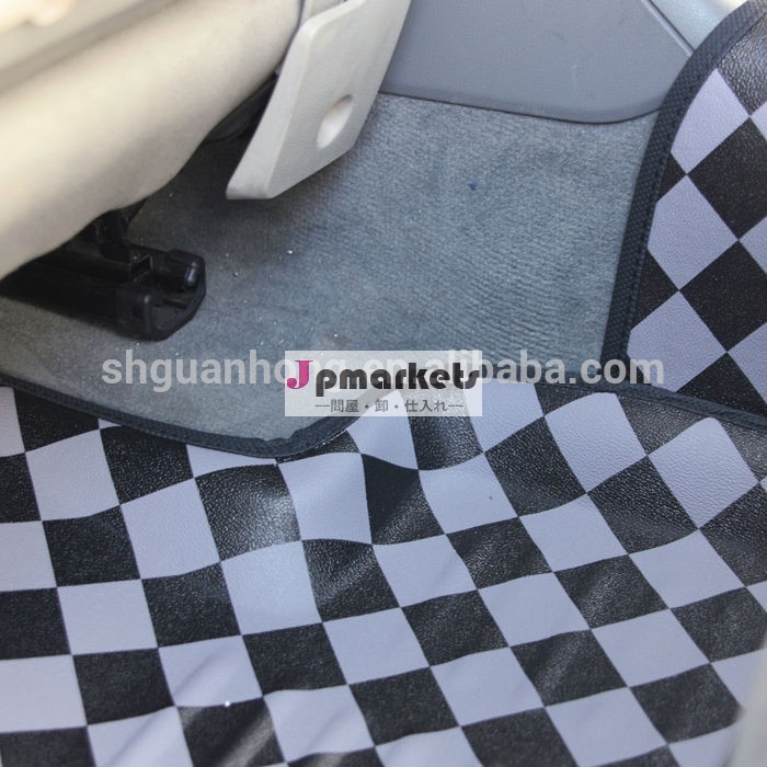 千鳥格子3dpvc革車マットvw用、 ホンダ、 トヨタ車3dエヴァ/3dxpeの車のゴム製車のマットカーペット問屋・仕入れ・卸・卸売り