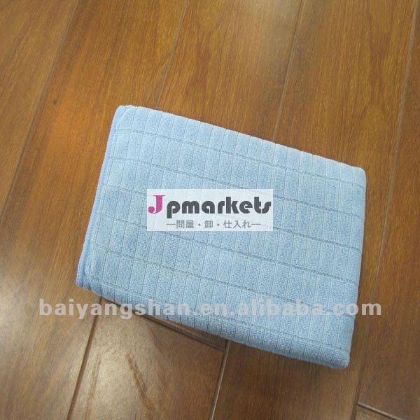 2012新しく優秀なMicrofiberの有効なクリーニングの格子タオル問屋・仕入れ・卸・卸売り