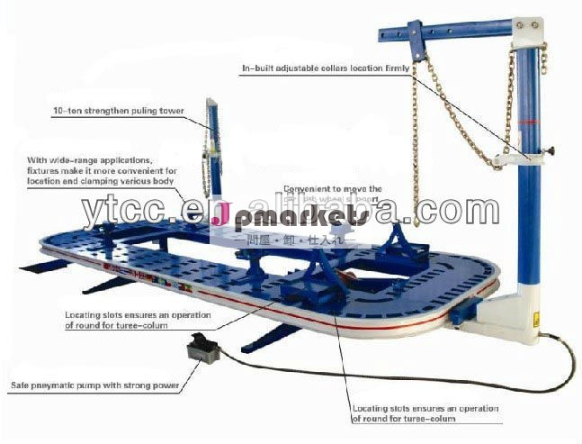自動車事故の修理機器t-f5を作業ベンチの工場出荷時の価格問屋・仕入れ・卸・卸売り
