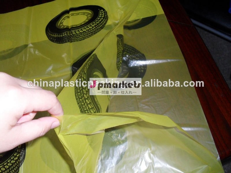 黄色のプラスチック製のpeタイヤ充填用袋問屋・仕入れ・卸・卸売り