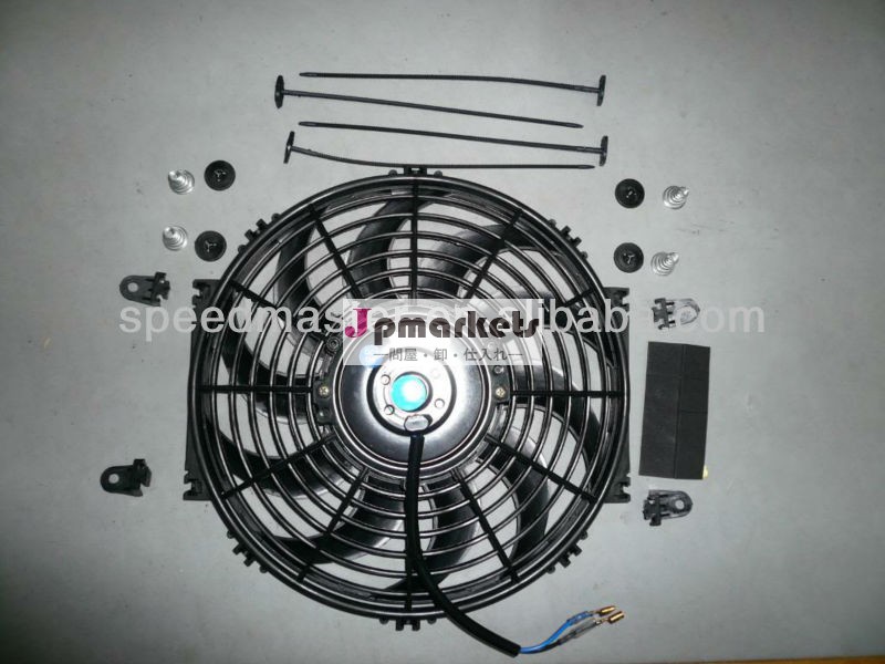 12" ユニバーサルスリム電気ラジエータの冷却ファンのプッシュプル12v1730cfm問屋・仕入れ・卸・卸売り