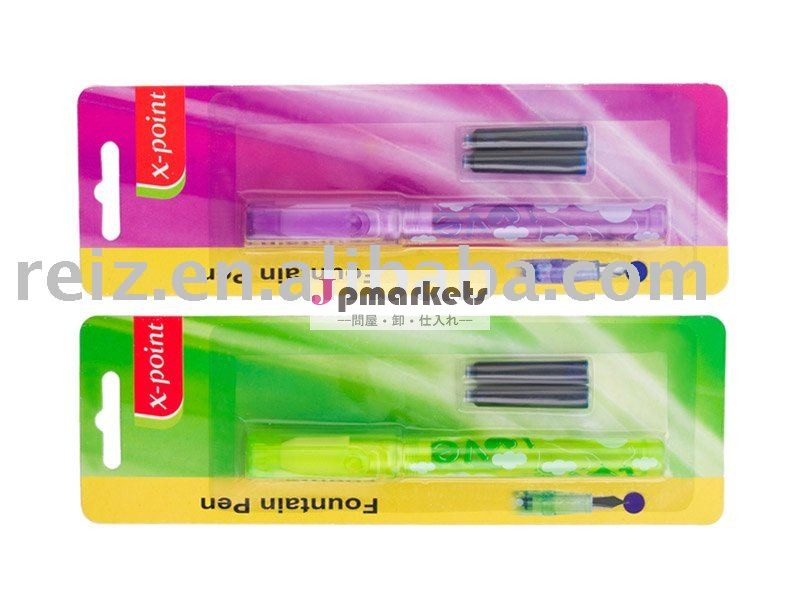 万年筆のセット、 パックする2カートリッジ問屋・仕入れ・卸・卸売り