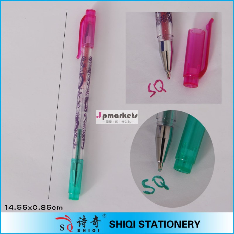 安いプラスチック製のメタリックグリッターゲルインキボールペン昇進のための問屋・仕入れ・卸・卸売り