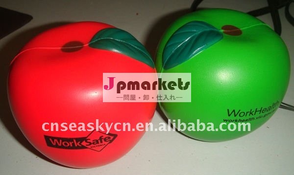 圧力の球puの圧搾の球のフルーツのりんごの形問屋・仕入れ・卸・卸売り