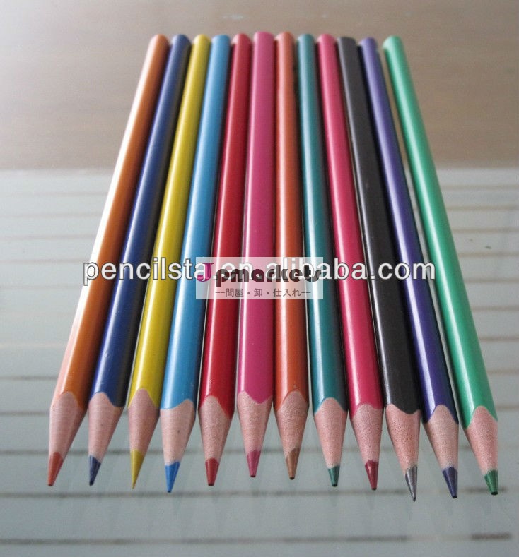 プラスチック製の丸い形状7" 色の描画鉛筆問屋・仕入れ・卸・卸売り