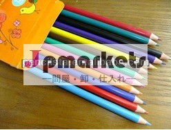 プラスチック製の丸い形状7" 色の描画鉛筆問屋・仕入れ・卸・卸売り