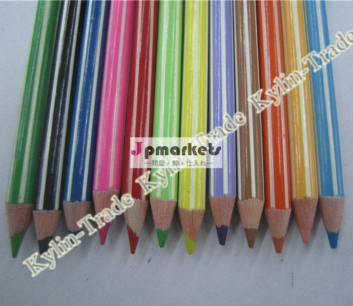 木製色の鉛筆、 マルチカラー鉛筆、 focpl003卸売色の鉛筆問屋・仕入れ・卸・卸売り
