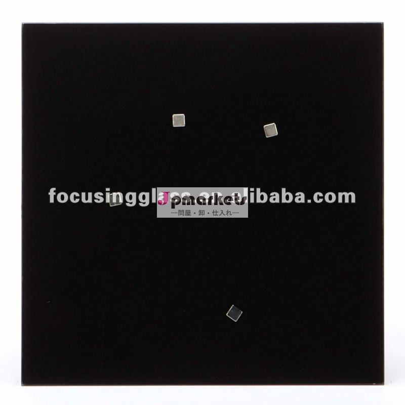 mm背部厚い、黒い緩和されたガラス、3つの450 x 450のmmの黒い板をスクリーン印刷する問屋・仕入れ・卸・卸売り