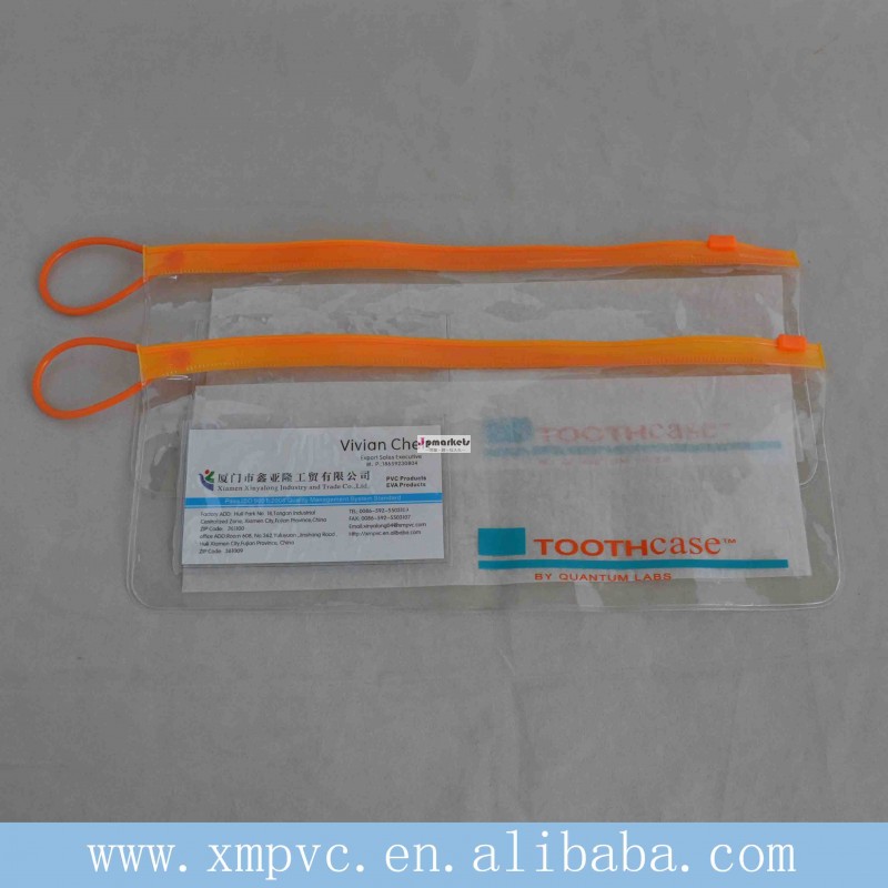 トレンディプラスチック文房具のパウチ2014年xyl-v-s011ハンドル付き問屋・仕入れ・卸・卸売り