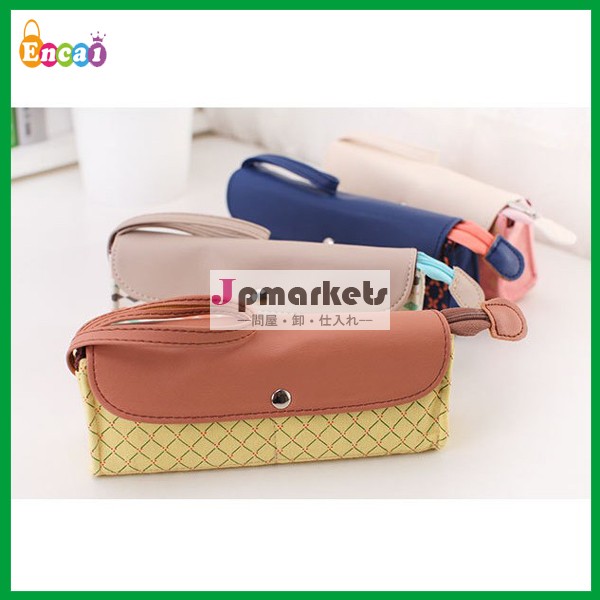 ファッション鉛筆encaiフラップbags/学生の筆箱/bagersプロモーションギフト文房具問屋・仕入れ・卸・卸売り