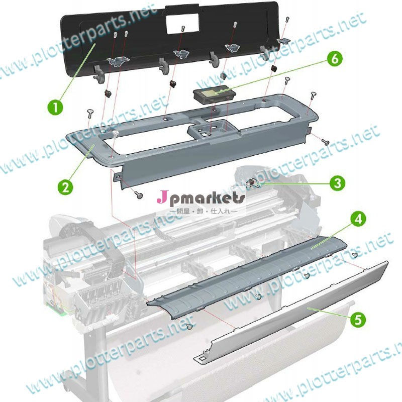 Ck837-67006用の前面パネルは、 hpdesignjett620/t770/t1120プリンタシリーズ問屋・仕入れ・卸・卸売り