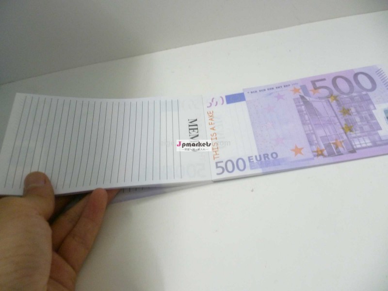 バンクシリーズeurお金デザインのメモ帳問屋・仕入れ・卸・卸売り