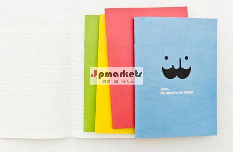 熱い設計ひげ付きメモ帳/口ひげ木靴notebook/ゴアtexのかわいこちゃん問屋・仕入れ・卸・卸売り